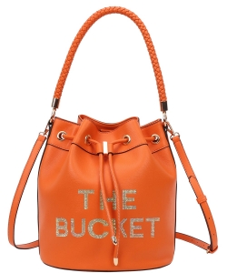 The Bucket Hobo Bag with Wallet TB1-L9018 ORANGE